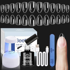 Beetles gel nail kit with UV LED lamp for quick curing and DIY manicures