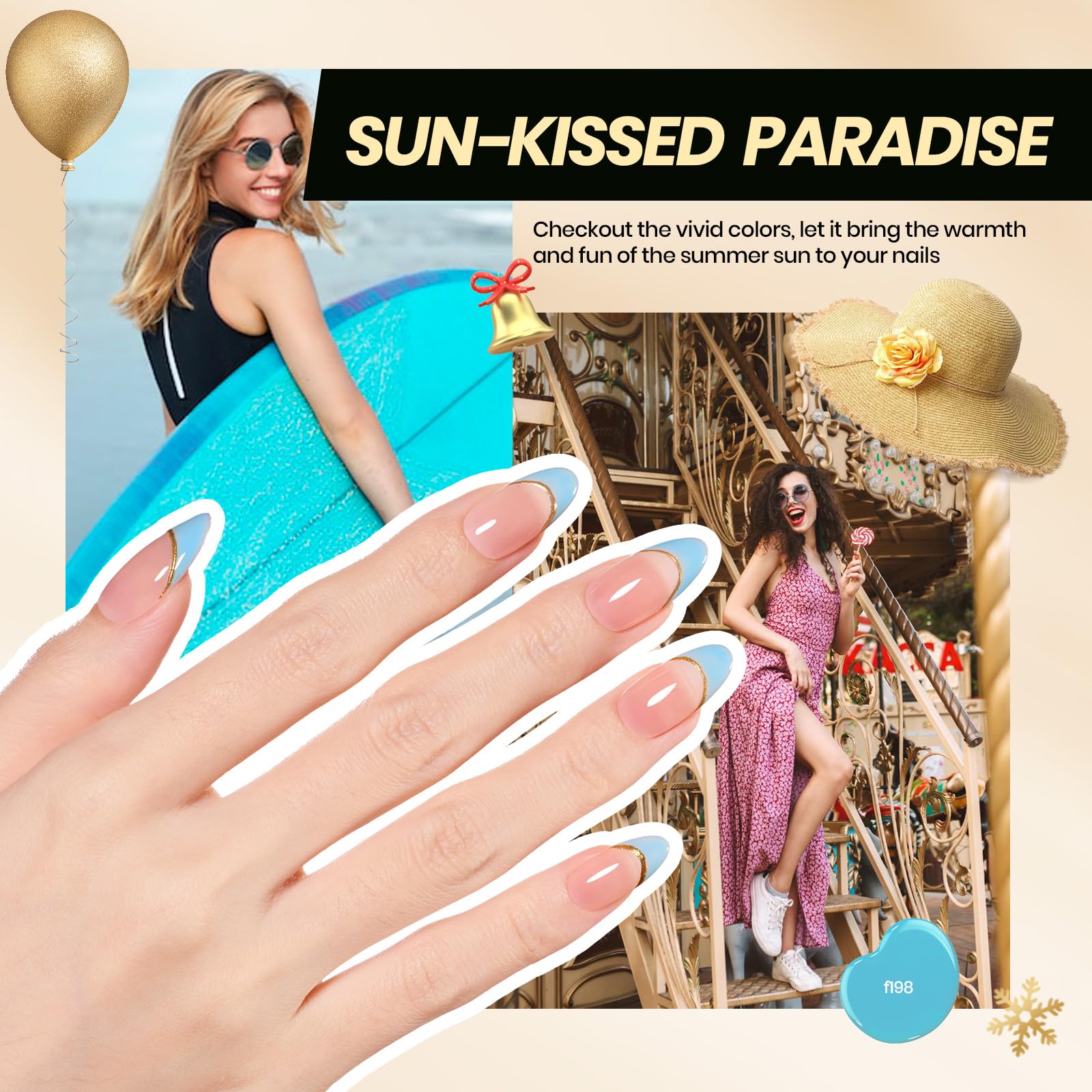 Beetles Gel Nail Polish Kit gift idea for women and teens who love DIY manicures