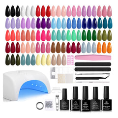 Beetles Gel Nail Polish Kit color swatches for at-home manicure