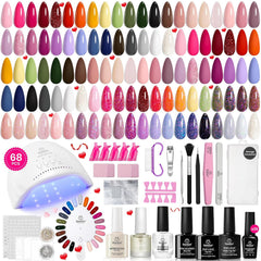 Beetles Gel Nail Polish Kit contents for beginners and pros alike