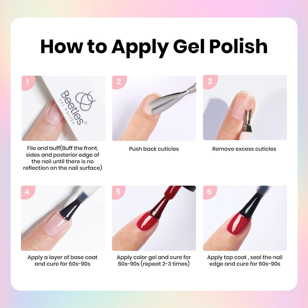 Beetles Gel Nail Polish Kit gift-ready packaging for thoughtful presents.