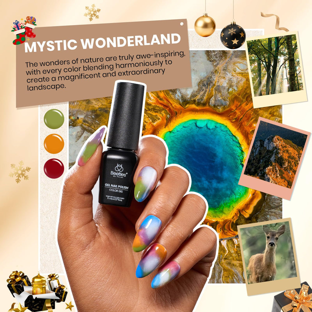 Beetles Gel Nail Polish Kit home manicure setup enables easy, stylish nails.