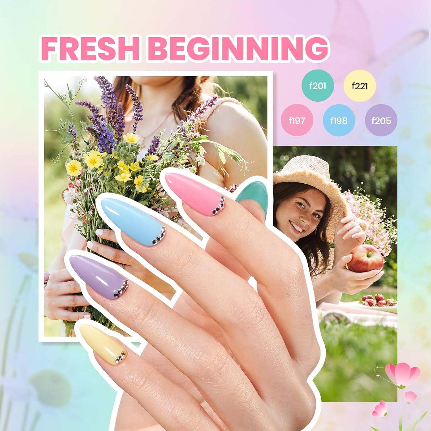 Beetles Gel Nail Polish Kit matte top coat for modern nails
