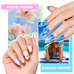 Beetles Gel Nail Polish Kit professional nail lamp supports quick cures.