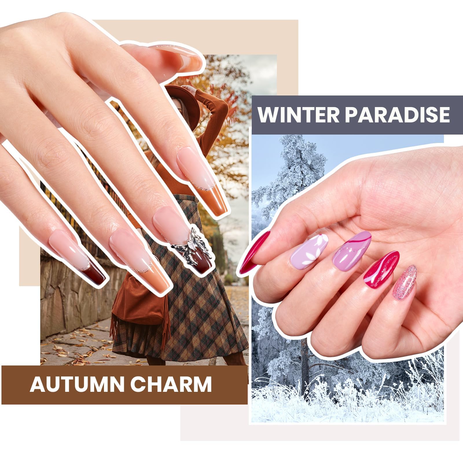 Beetles Gel Nail Polish Kit included tools for complete at-home manicure.