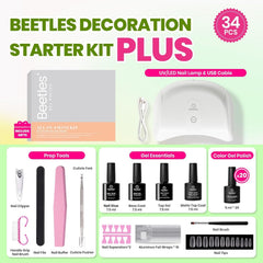 Beetles Gel Nail Polish Kit top coat bottle showcasing durable shine and protection