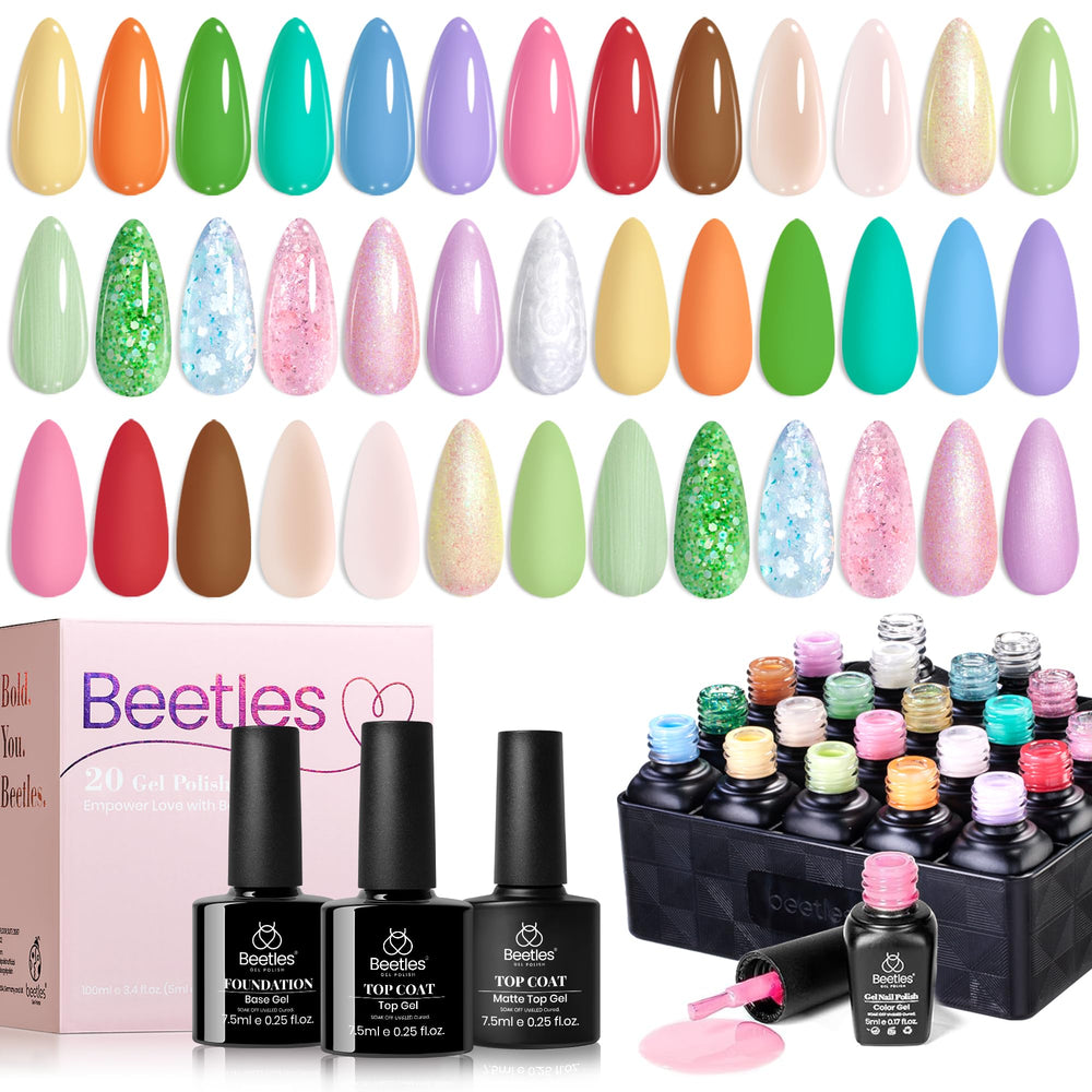 Beetles Gel Nail Polish organizer stores polish and tools neatly.