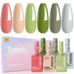 Beetles Gel Nail Polish Set main image shows HEMA-free formula for safer manicures