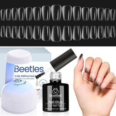 Beetles Gel Nail Tips 510pcs packaging offers a DIY manicure option.