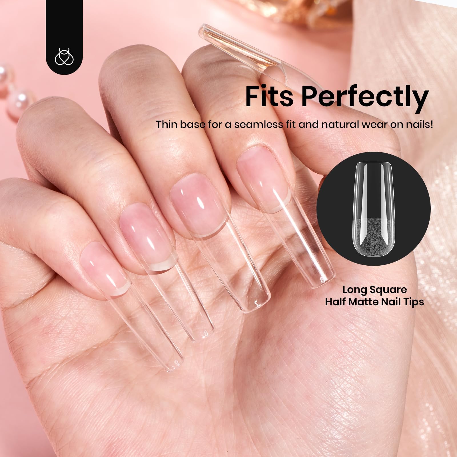 Beetles Gel Nail Tips thin back edge adds break resistance