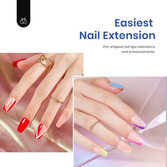 Beetles Gel Nail Tips durable acrylic tips support daily wear and activities.