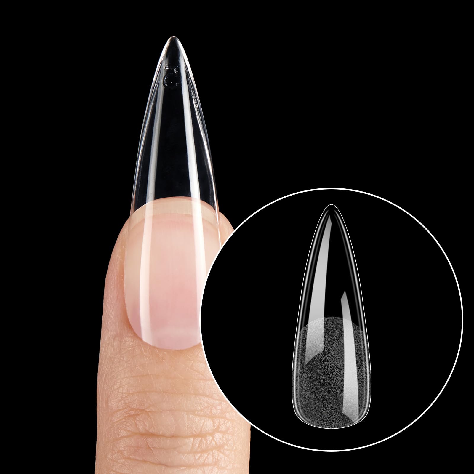 Beetles Gel Nail Tips pair with Beetles glue for secure hold.
