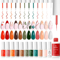 Beetles Gel Polish 12-pc color set showing wide shade range for stylish nails.