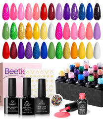 Beetles Gel Polish 20-color palette for versatile at-home nail designs