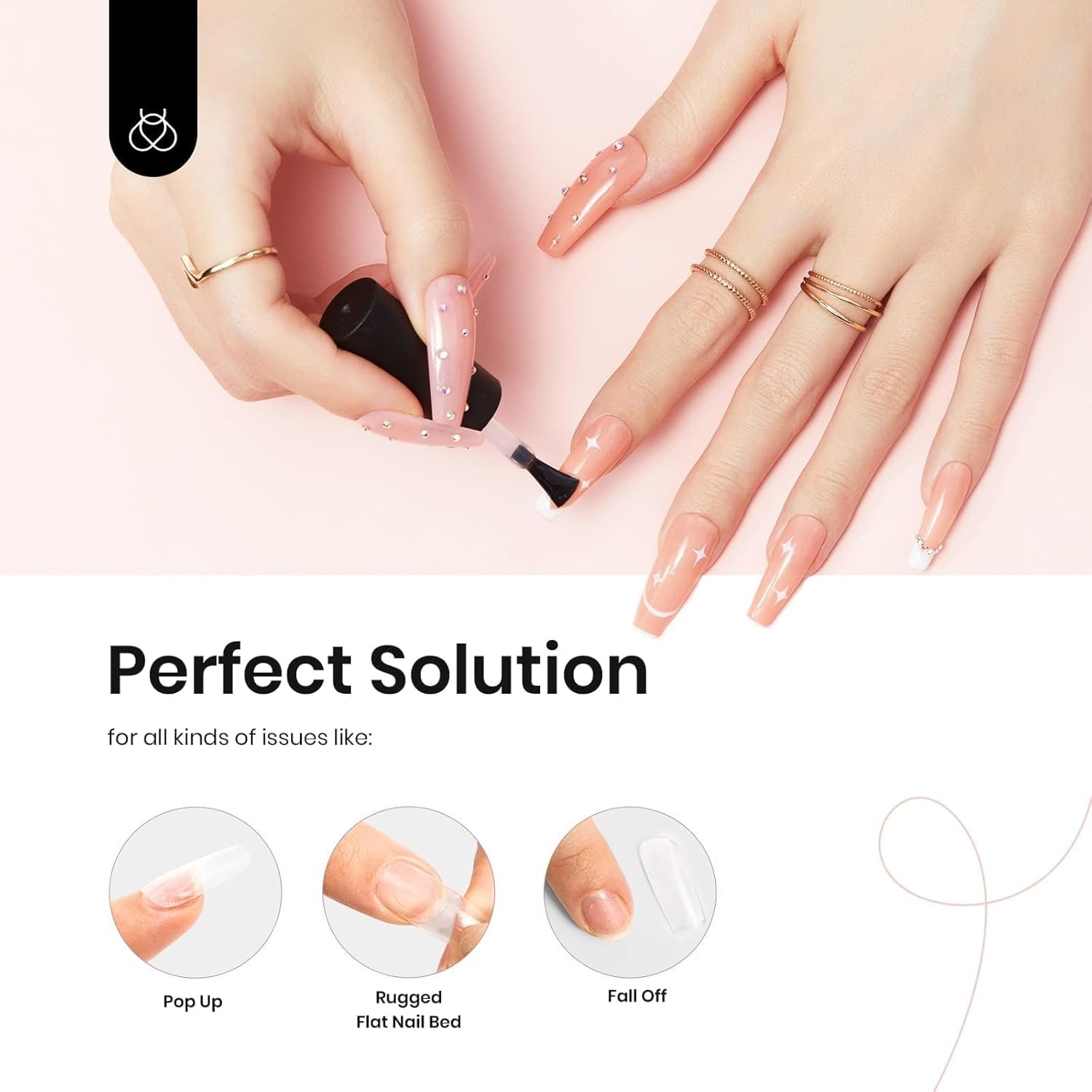 Beetles Gel Polish 2pcs kit UV LED curing moment showing quick set