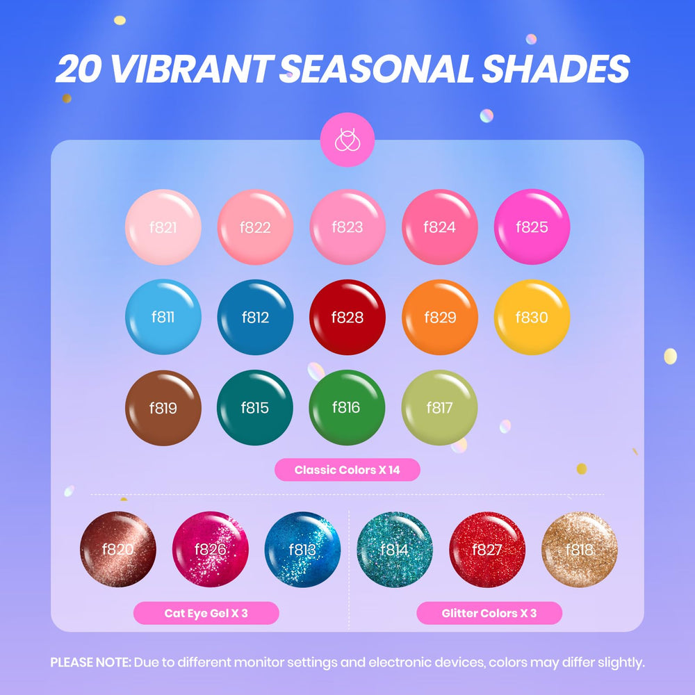 Beetles Gel Polish 75 PCS Deal Box glitter gels for festive nail designs