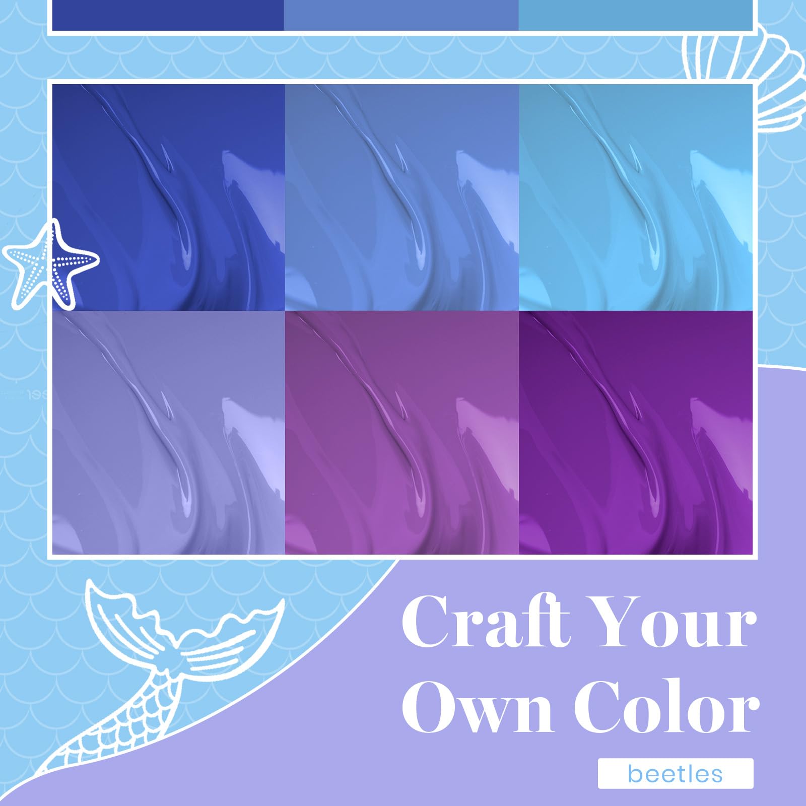 Beetles Gel Polish 908 baby-blue-soft: soft hue ideal for delicate, polished nails.