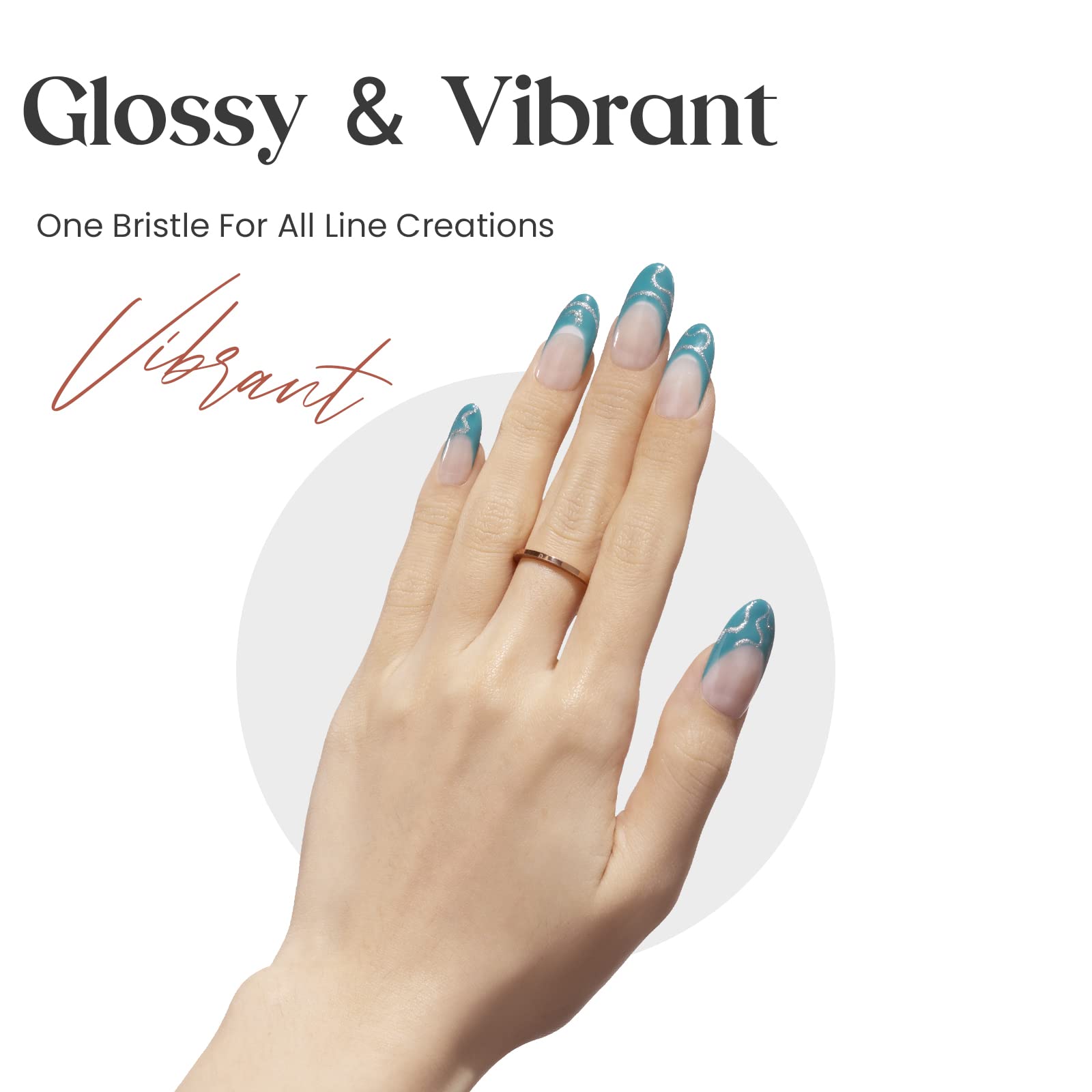 Beetles Gel Polish at-home manicure scene showing DIY nail art possibilities.