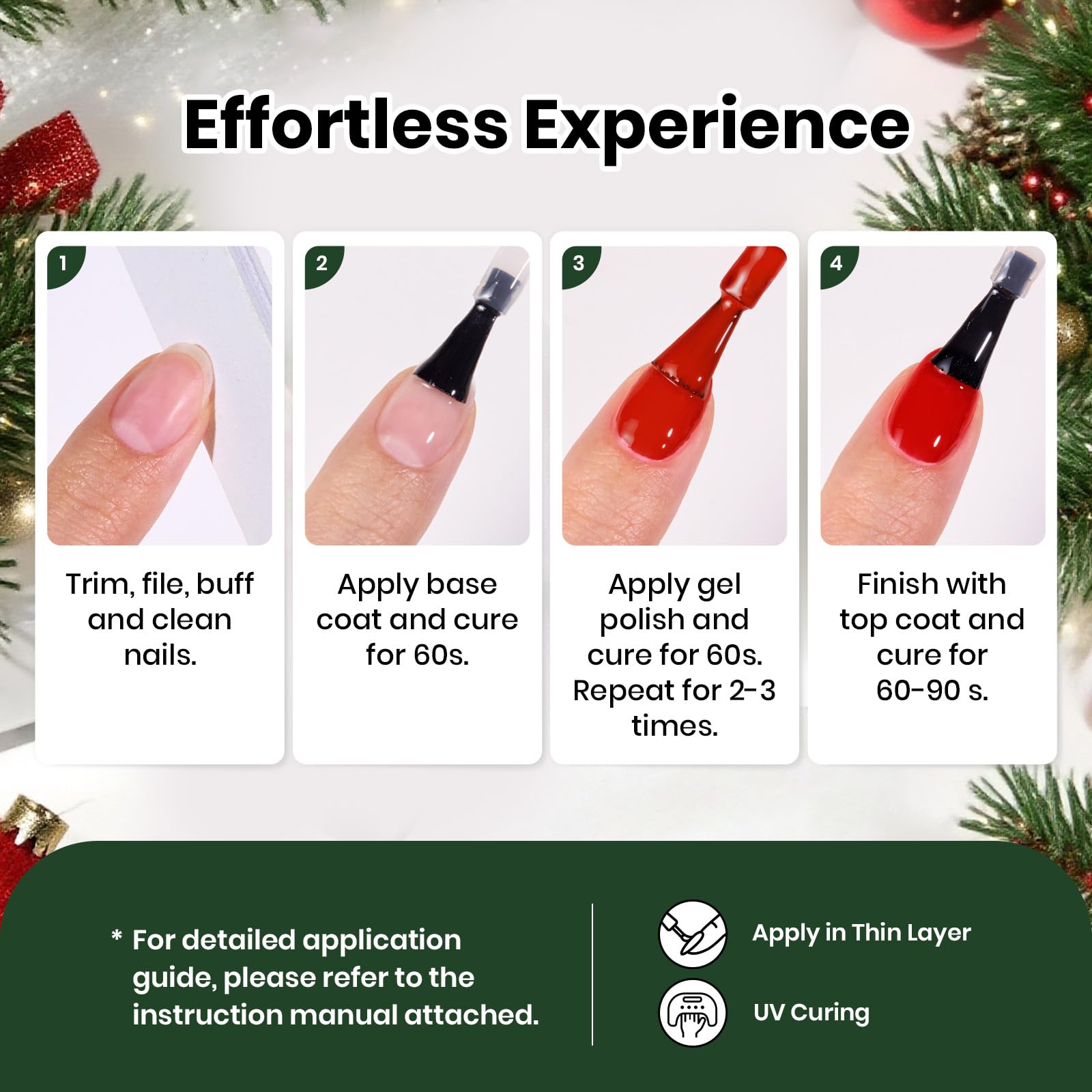 Beetles Gel Polish Christmas gift box perfect for DIY art lovers