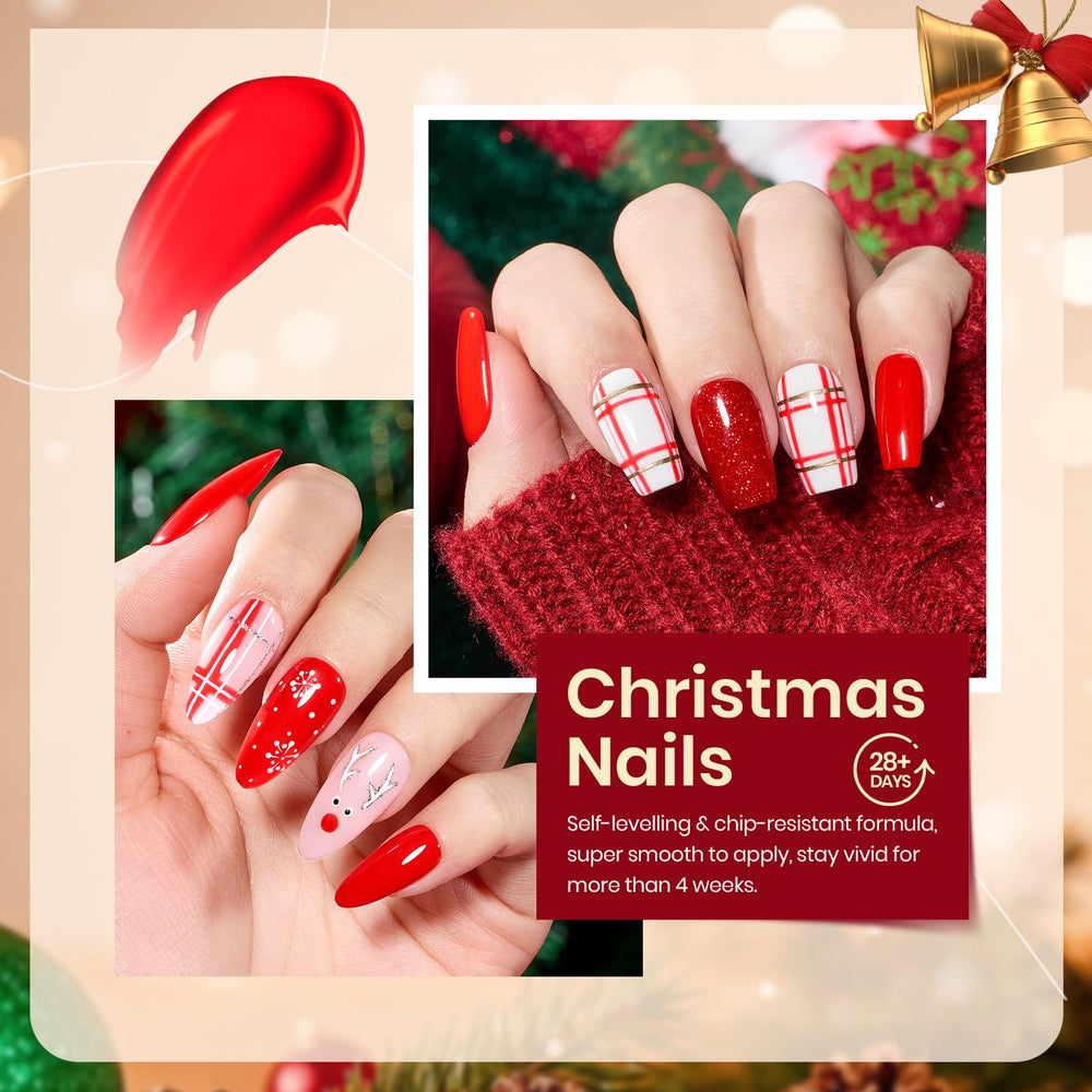 Beetles Gel Polish Christmas Set Holiday Gift Packaging for gifting and at-home manicures