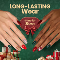 Beetles Gel Polish Christmas silver glitter bottle delivers mirror-like shine for parties.