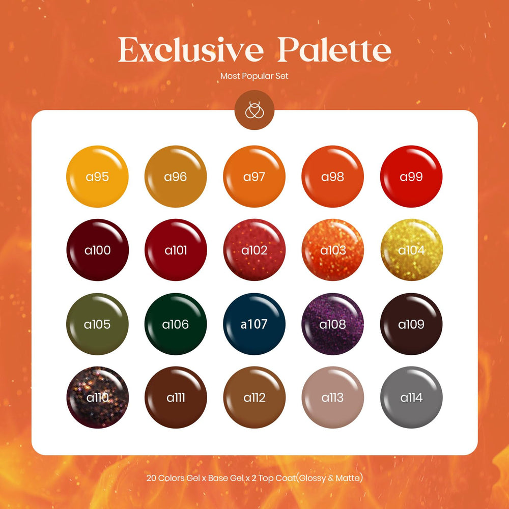 Beetles Gel Polish Cozy Campfire orange swatch for autumn-ready color
