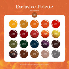 Beetles Gel Polish Cozy Campfire orange swatch for autumn-ready color