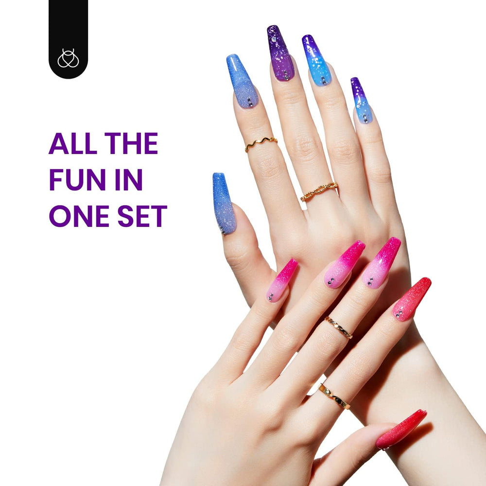 Beetles Gel Polish 3-week wear demonstrates durability and sheen.