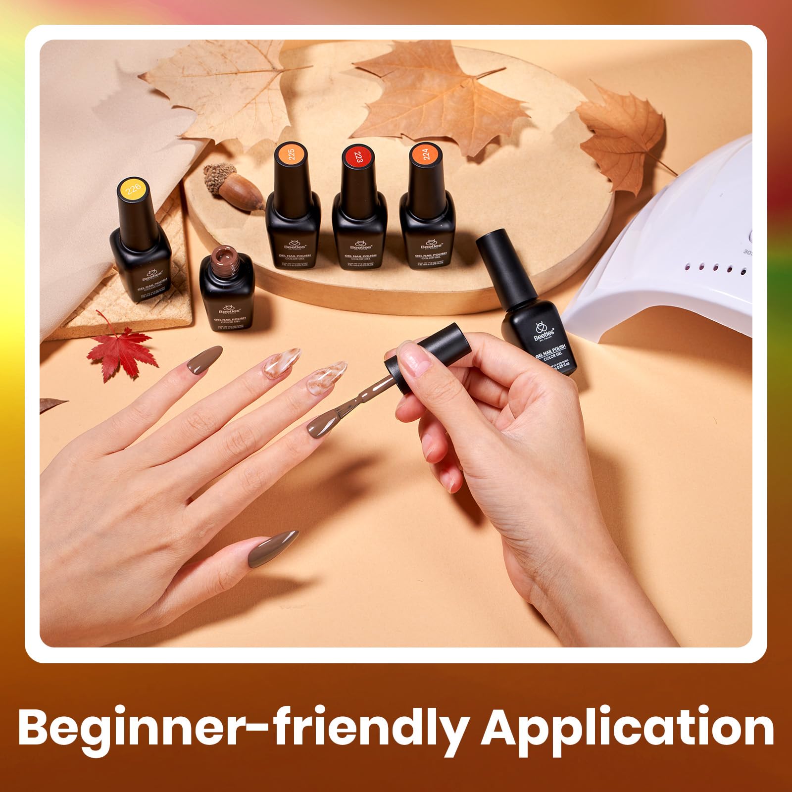 Beetles Gel Polish cozy-sweater nails with salon-like shine at home.