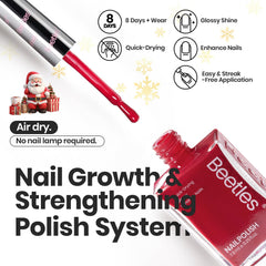 Beetles Gel Polish quick-dry application demonstrates fast air-dry time.
