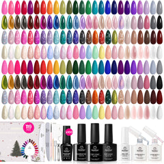 Beetles Gel Polish Gift Set Christmas Kaleidoscope colors for festive manicures and nail art.
