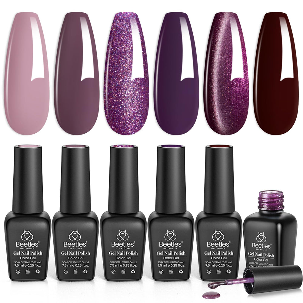 Beetles Gel Polish gift-set image hints perfect holiday surprise for nail art lovers.