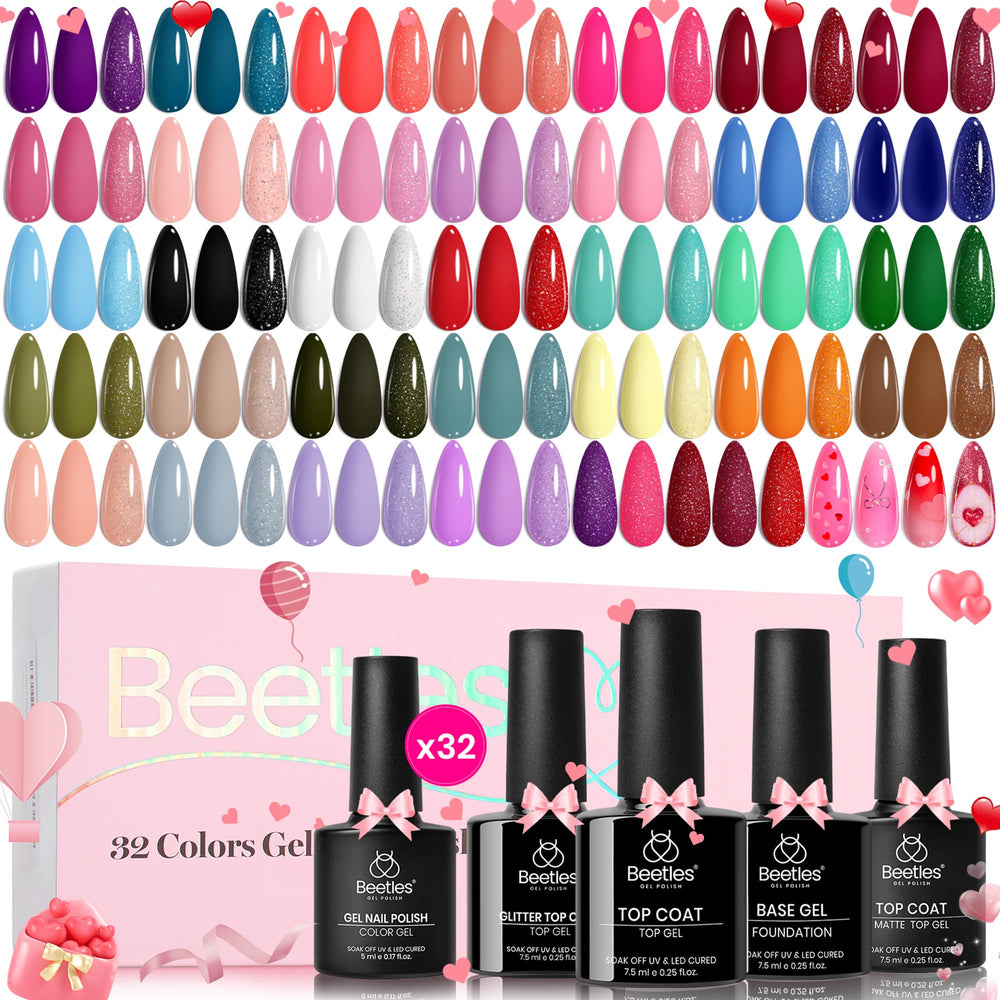 Beetles Gel Polish gift set packaging suitable for holiday gifting