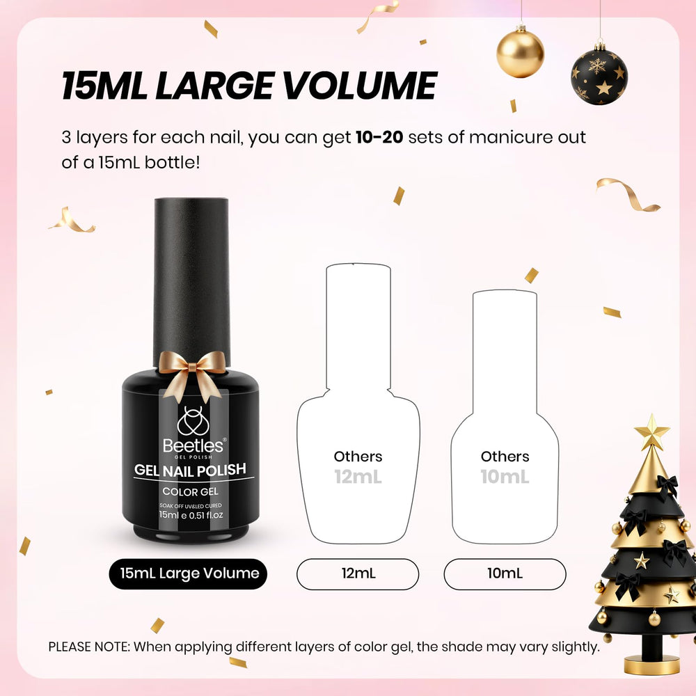 Beetles Gel Polish glossy finish close-up highlights mirror-like shine.