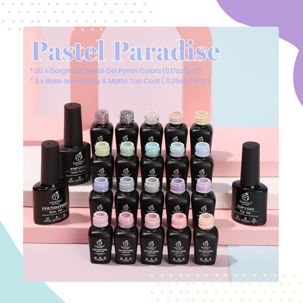Beetles gel polish in hand demonstrates even coverage and long-wearing color.