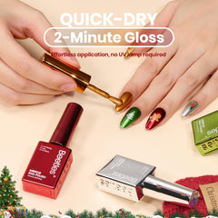Beetles Gel Polish Jingle Jewels metallic shine for chic nail art