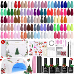 Beetles Gel Polish Kit 55 colors for versatile nail art and salon-like results at home