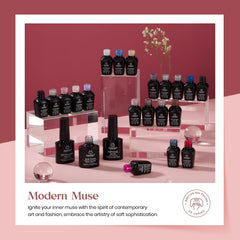 Beetles Gel Polish Kit base and top coats deliver glossy or matte finishes