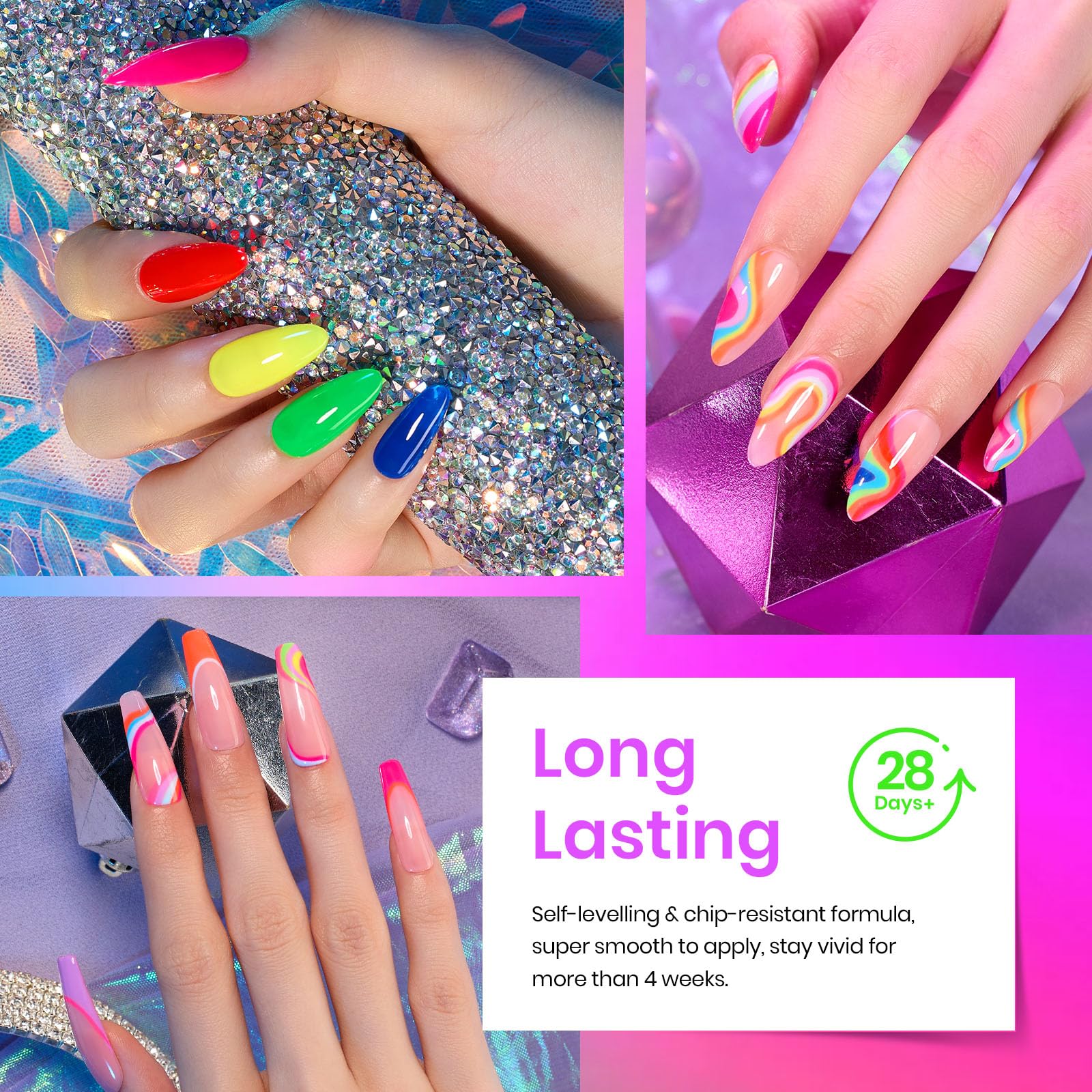 Beetles LED cure time enables quick efficient nail color setting