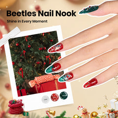 Beetles Gel Polish Nail Art Tools image showing dotting-liner pen and magnet for precise designs.