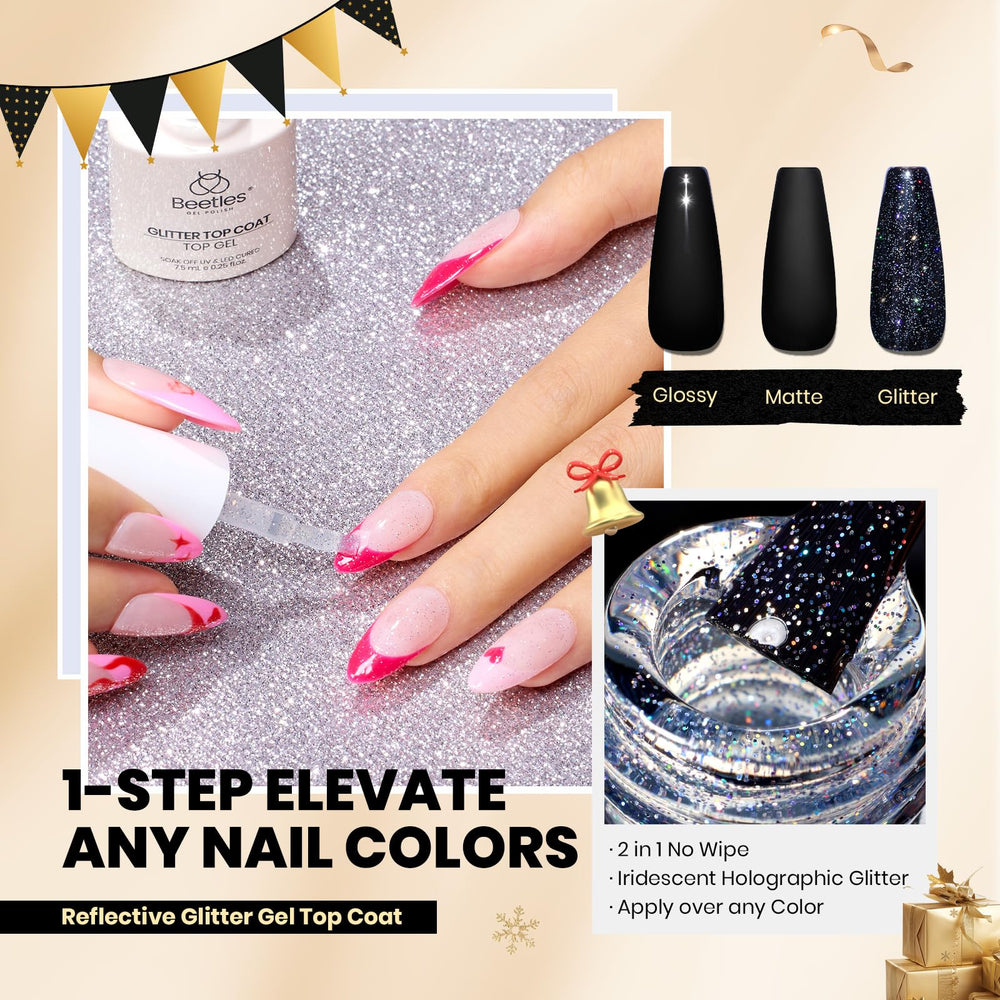 Beetles Gel Polish nail buffer preps nails for even color application.