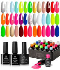 Beetles Gel Polish Neon Set 20 colors for vibrant, long lasting manicures