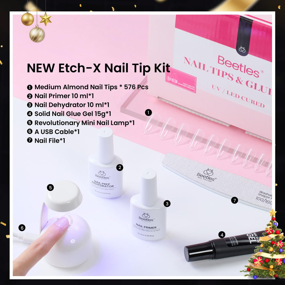 Beetles Gel Polish packaging displays kit contents for easy shopping.