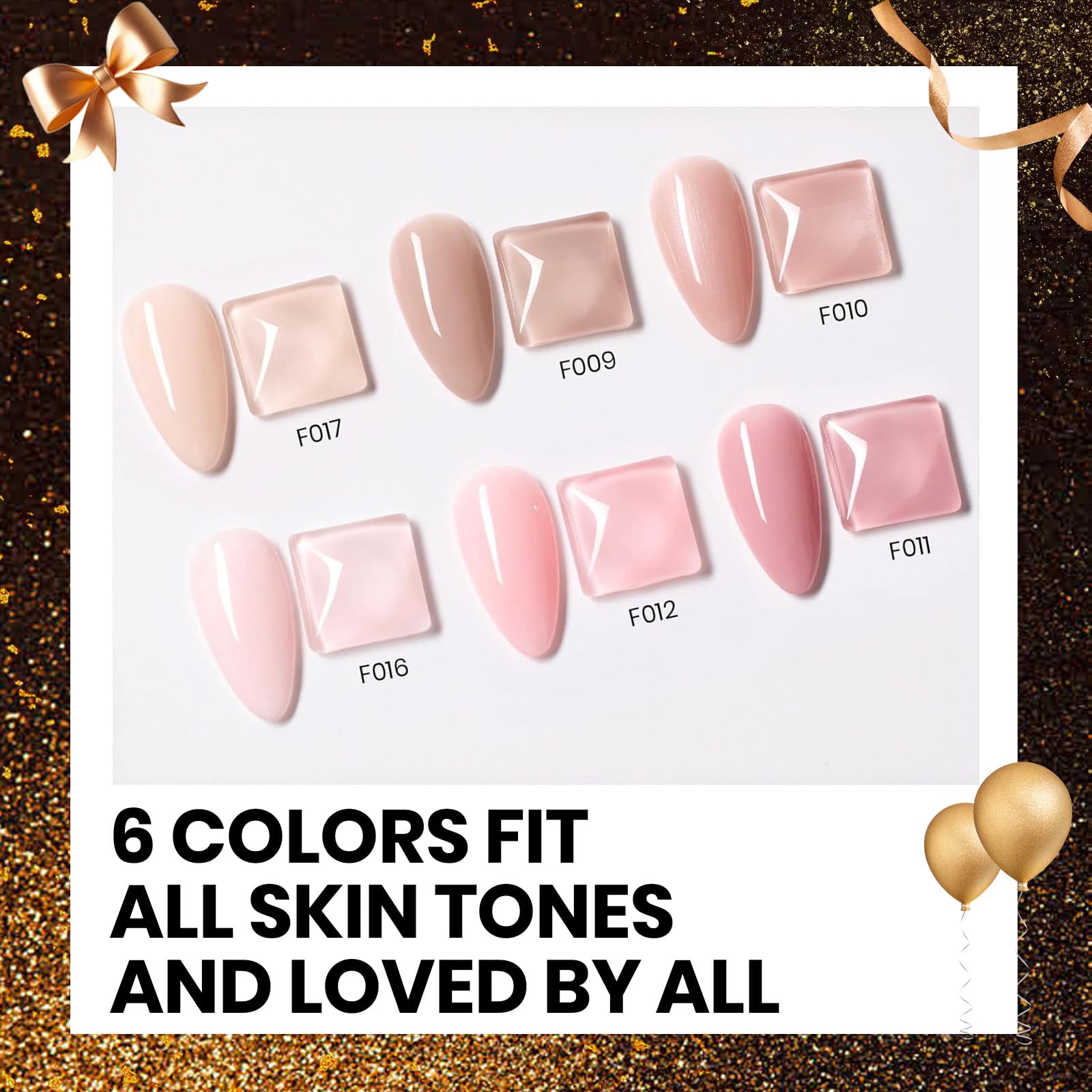 Beetles Gel Polish nude palette set highlights versatile neutral shades for DIY nails.