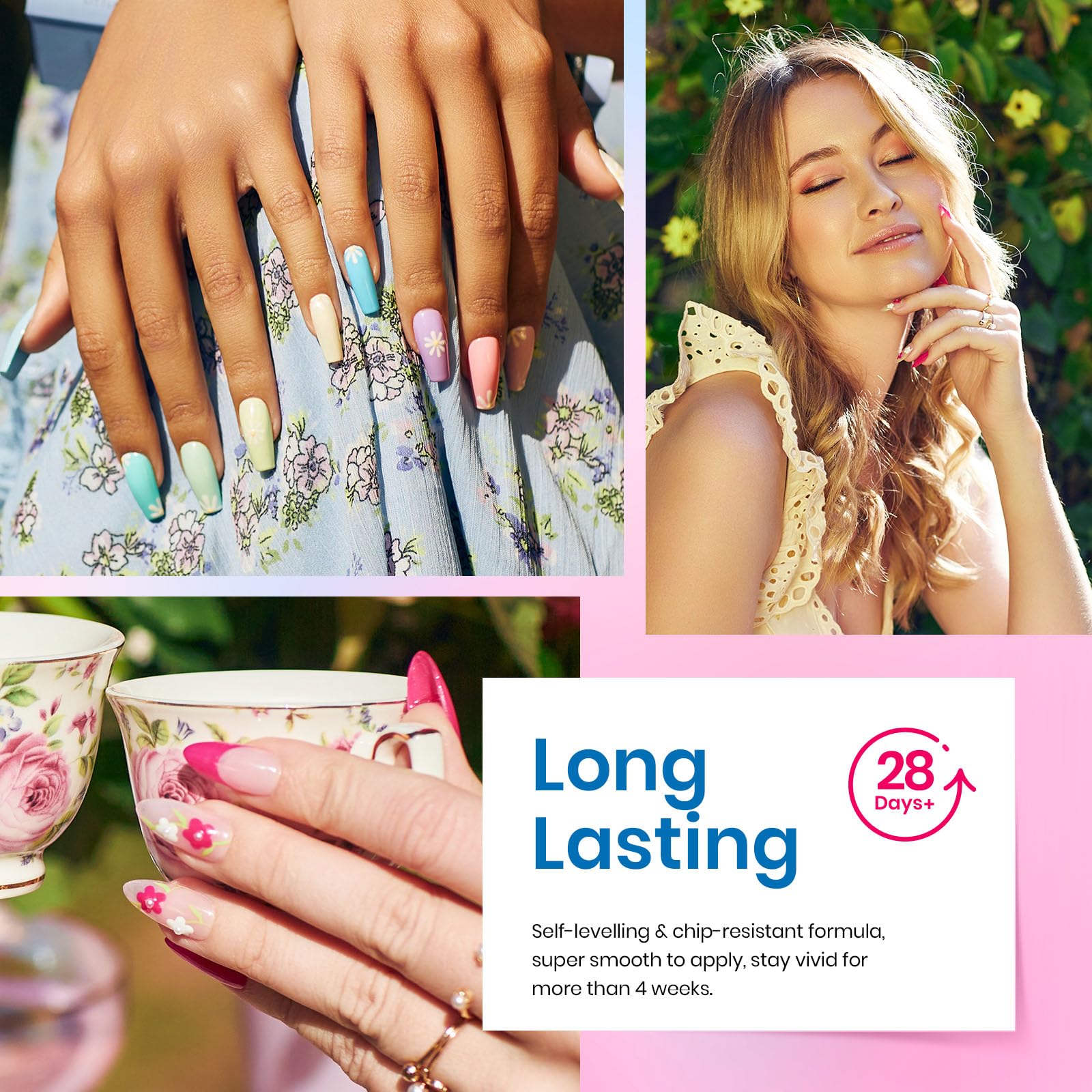 Beetles Gel Polish Set bottle row showing wide color range
