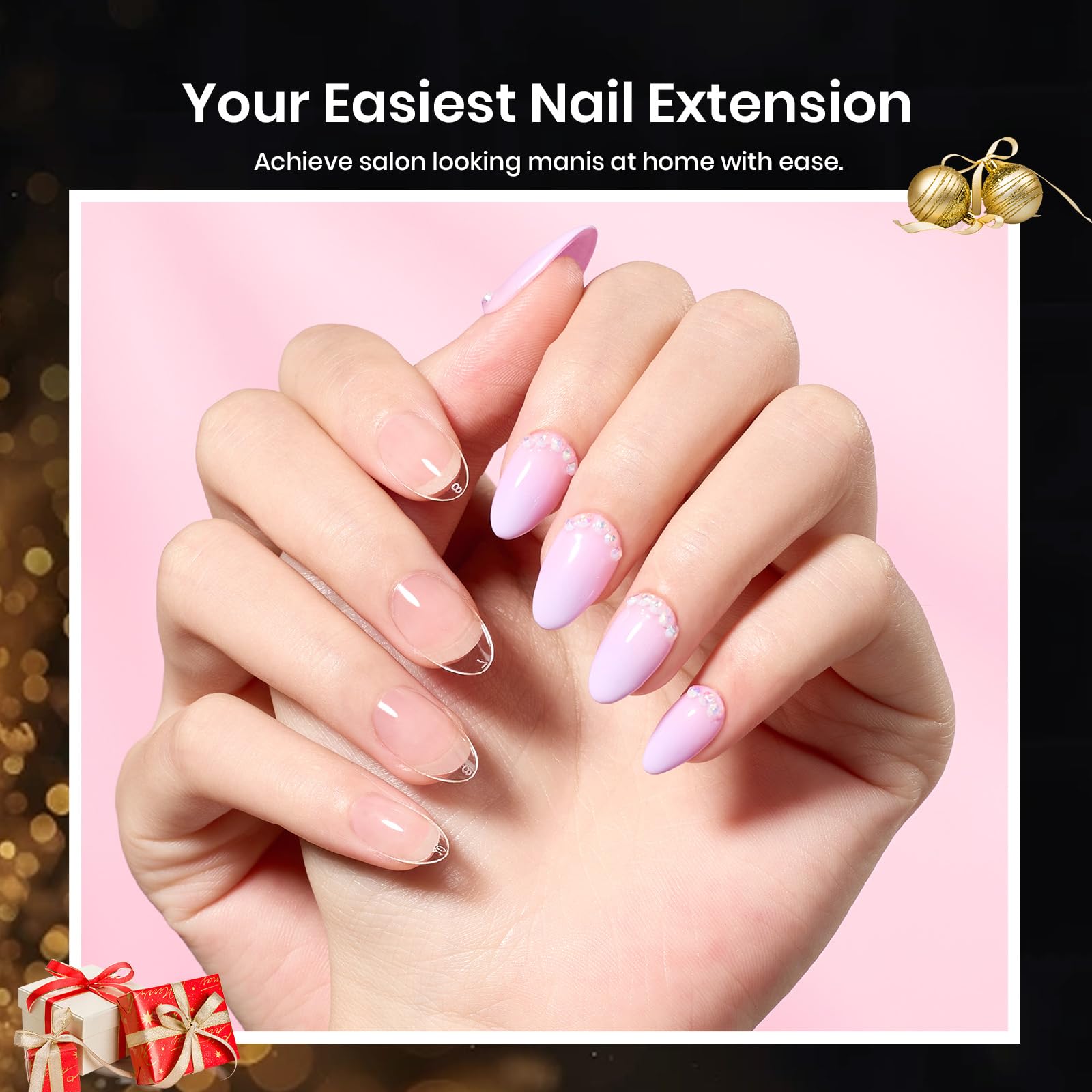 Beetles Gel Polish tips application demo for confident DIY manicures.