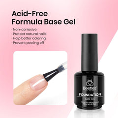 Beetles Gel Polish top coat 15ml delivers a high-gloss finish and durable wear