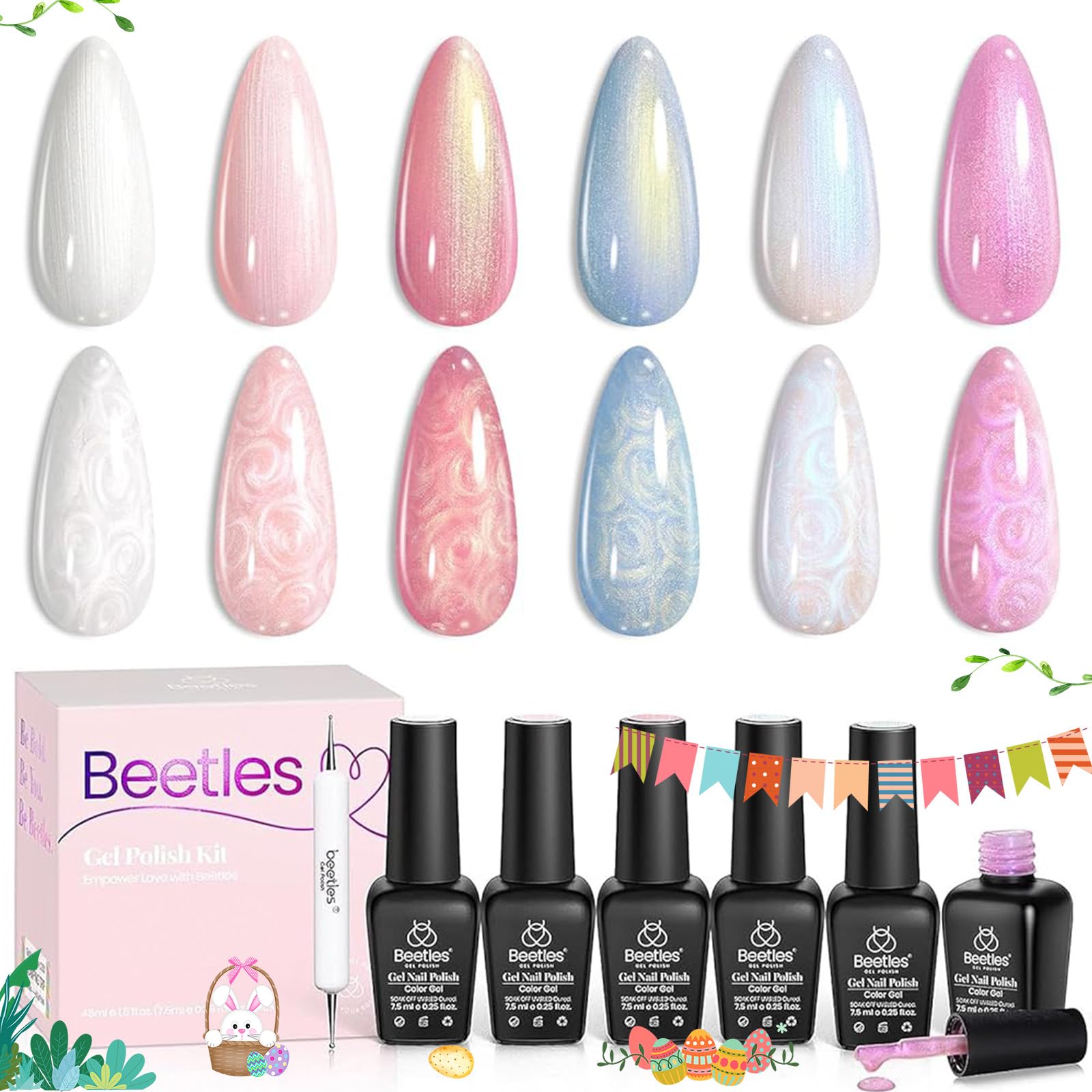 Beetles Gift Pack Pearl Gel Set perfect for nail enthusiasts