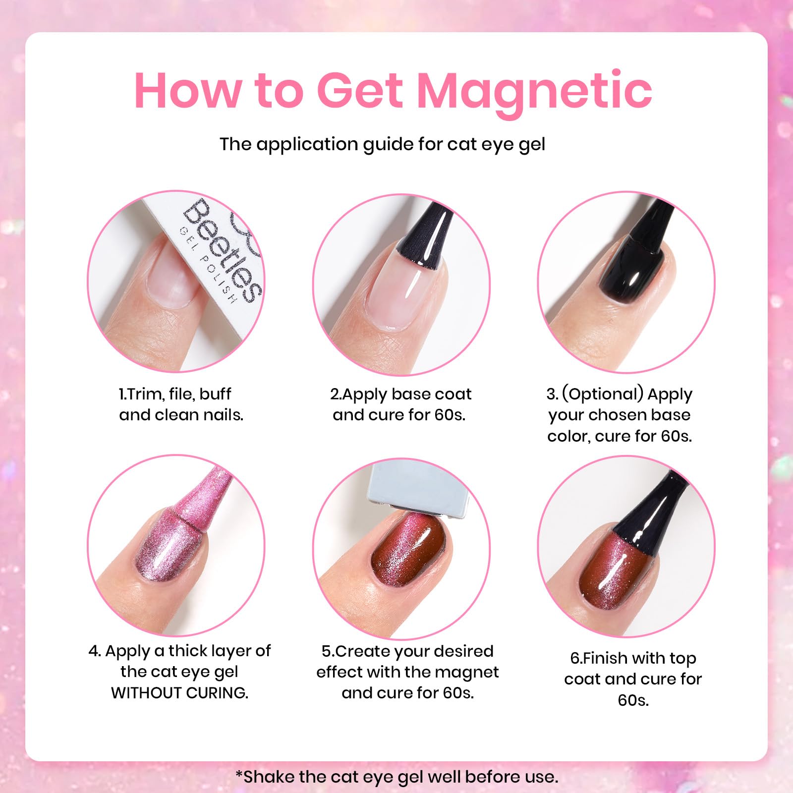 Beetles gift-ready gel polish set, ideal for gifting on special occasions.