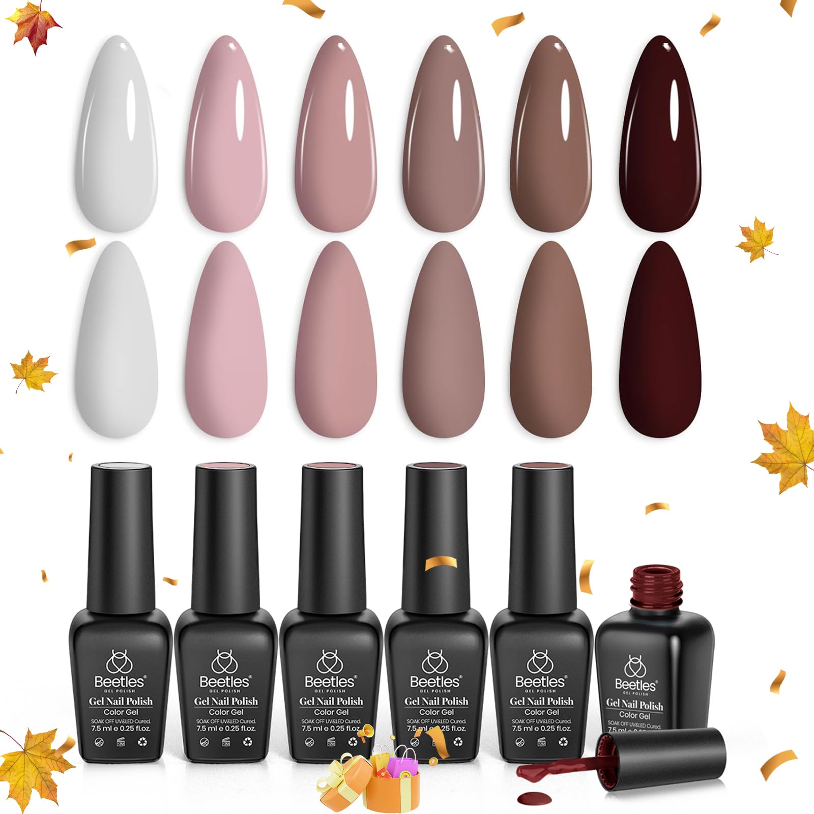Beetles Gift-ready nail polish set photo suitable for holiday gifting.